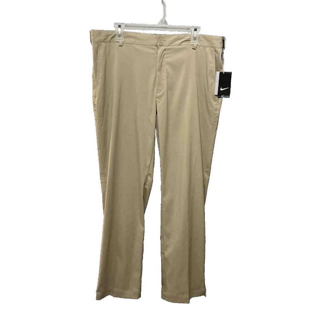 Nike Golf Men's 36x30 Khaki Dri-Fit Slim Fit Pants 472532 Fast Ship, New - Tags